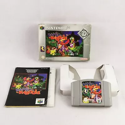 Banjo Kazooie N64 Players Choice Nintendo 64 Boxed Complete PAL • £32.99