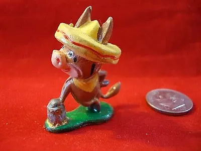 Marx TV Tinykins From Quick Draw McGraw BABA LOOEY Toy Figurine 1961 Hong Kong • $15.95