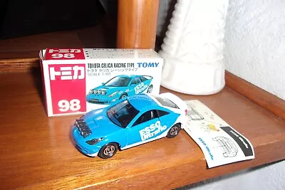 $39.99 • Buy Tomy Tomica Toyota Celica Racing Type 98 1/60 NIB Diecast W/decal Sheet Esso