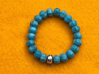 Thomas Sabo Turquoise And Silver Charm Carrier Bracelet • £18.50