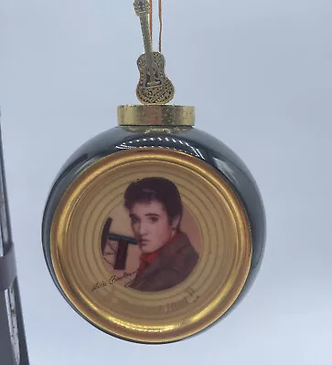 Elvis Presley “Heartbreak Hotel” Ornament-1999 Heirloom PorcelainBradford Ed. • $14.71