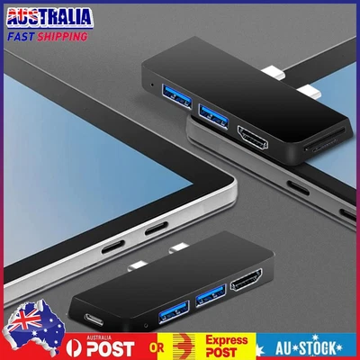 $24.09 • Buy 6-in-1 USB3.0 Hub High Speed Transmission USB Hub For Surface Pro 8/9/X