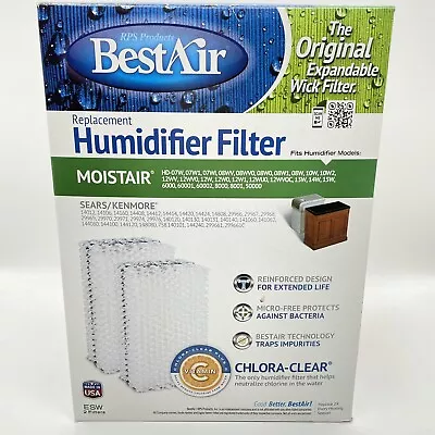 2pk New BESTAIR ESW Humidifier Filter Kenmore Emerson Sears Moistair Air Clean • $27.99