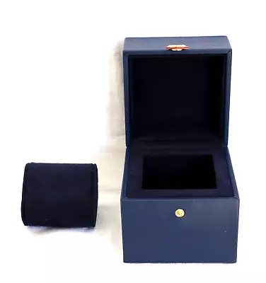 LOUIS VUITTON Navy Blue Watch Bracelet Jewelry Display Gift Box Empty Great Cond • $75.60