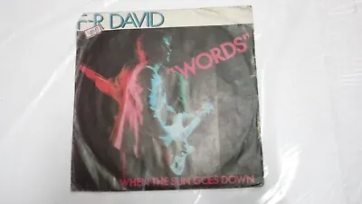 F R DAVID CAE 0036  RARE SINGLE 7  45 ITALY Record EX • $99