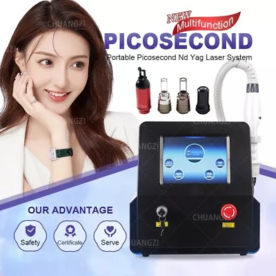 Professional Nd Yag Pico Laser Removal Machine Neodymium Picosecond 2024 • $1124