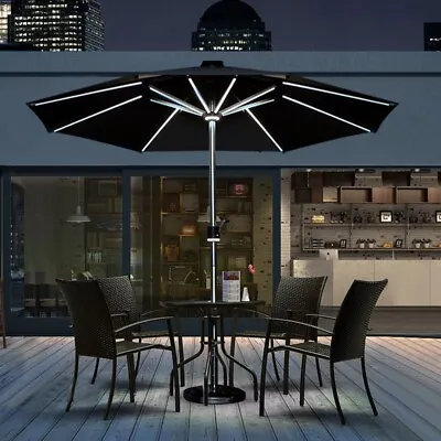 $360 • Buy Outdoor Umbrella With Solar LED Lights And Type C USB Connected