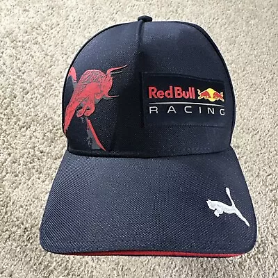 Red Bull Racing Hat Cap Adult Blue Red Snapback Puma F1 Racing Motorsports • $19.54