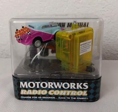 Vintage Motorworks Radio Controlled Coupe Roadster - Purple & Blue Mini RC Racer • $22.49
