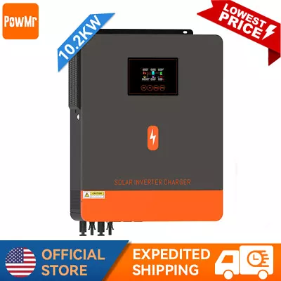 10.2KW 48V Solar Hybrid Inverter Off/On Grid Pure Sine Wave 180A MPPT Controller • $729.99