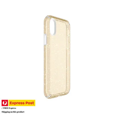 $32.95 • Buy Genuine Speck Presidio Phone Case IPhone X/XS - Clear Glitter - Express Post