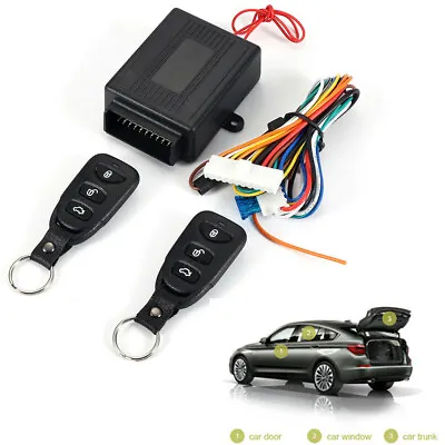 Car Remote Central Kit Door Lock Locking Keyless Entry System With 2 Controllers • $20.60