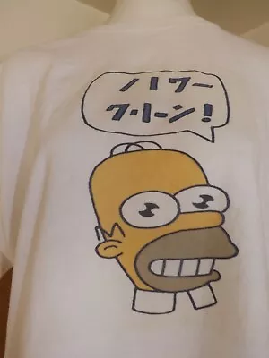 Vintage 2005 The Simpsons Mr. Sparkle Japanese Homer T-Shirt Unisex Large • $19.99