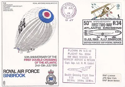 SC10a RAF Binbrook Flown UK -New York -UK Signed By VC 10 Pilot. • £1.75