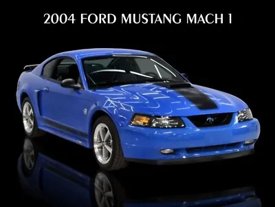 2004 Ford Mustang Mach 1 NEW METAL SIGN: Perfect Condition In Blue & Black • $19.88