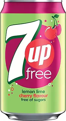 22 X 7Up Free | Cherry Flavour | 330ml - Best Before 6/24 - (ref E258) • £16.49