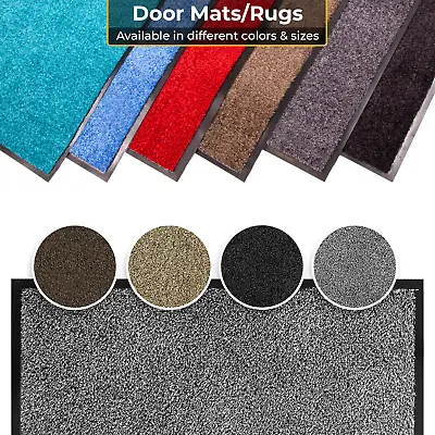 £12.92 • Buy Door Mat Heavy Duty Large Floor Rugs Dirt Trapper Kitchen Non Slip Barrier Mats