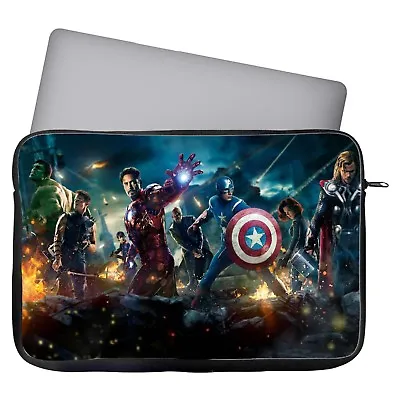 Super Hero New Character Laptop Case Sleeve Tablet Bag Ultrabook Chromebook Gift • £13.99