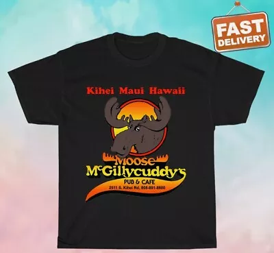 New Moose Mcgillycuddy's Maui Hawaii Restaurant Logo T-Shirt Funny Size S To 5XL • $17