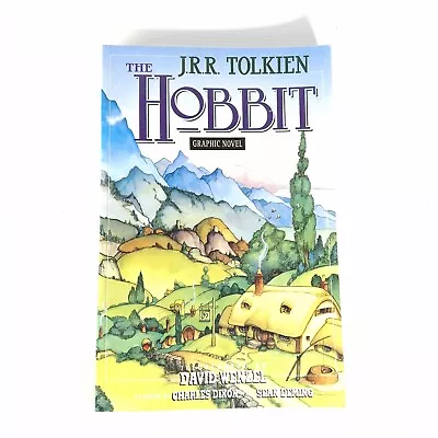 The Hobbit Graphic Novel J.R.R Tolkien David Wenzel 1991 + Free Shipping • $39.95