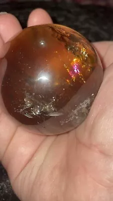 Smokey Quartz Sphere Crystal Minerals Chakra Meditation Gemstones Rainbows 260g • £20
