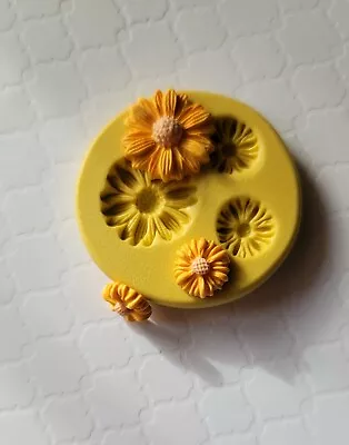 Daisy Silicone Mold Flower Mold Chocolate Mold Mini Flowers  • $6.99