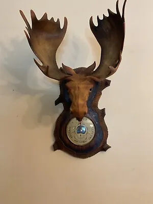 VTG Plastic Moose Head Mount Barometer By Precision • $75