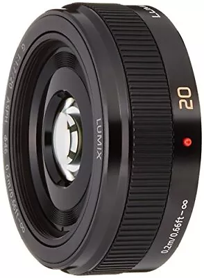 Panasonic Monofocal Lens Micro Four Thirds For LUMIX G 20mm / F1.7 II ASPH. Bla • £191.14