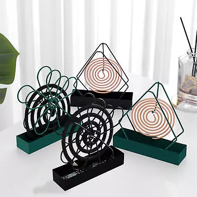 Mosquito Incense Coil Holder Burner Iron Safe Mosquito Burner For Home Camping • $11.51