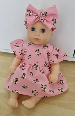 £6.99 • Buy My First Baby Annabell/14 Inch Doll 2 Piece Pink Roses Dress Set (87)