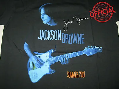 Vintage 2001 SUMMER CONCERT Jackson Browne Shirt Black Unisex All Sizes • $16.97