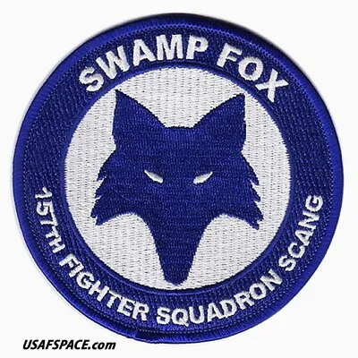 USAF 157th FIGHTER SQ -157 FS- SWAMP FOX -F-16CJ -South Carolina ANG- VEL PATCH • $9.95