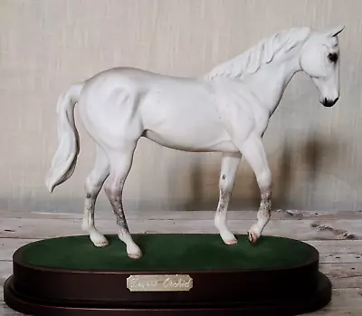 Royal Doulton 'Desert Orchid' Racehorse Figurine On Plinth By Warren Platt • £69.99