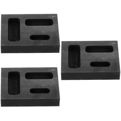 £23.16 • Buy  3pcs Melting Silver Mold 3 Hole Casting Mould Graphite Mold For Casting Metal