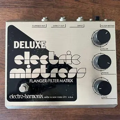 Electro Harmonix Deluxe Electric Mistress Flanger Pedal Used Vintage JP • $409.20