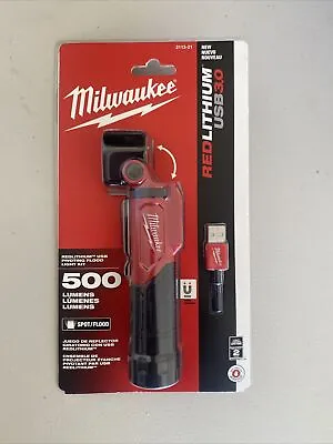 Milwaukee 2113-21 REDLITHIUM USB Pivoting Flashlight • $68.99