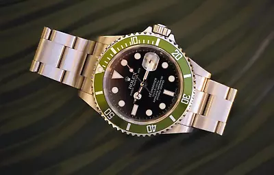 Rolex SUBMARINER DATE 16610LV 2007 - 'Kermit' - 50th Anniversary - Full Set! • £13500