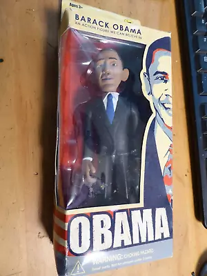 Barack Obama Action Figure 6  Doll President Nib Toy • $9