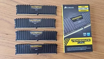 Corsair Vengeance LPX DDR4 3000MHz 32GB Two 2x 8GB Kits • £60