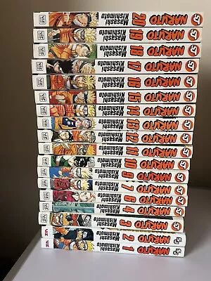 Naruto Masashi Kishimoto Shonen Jump Manga English Lot 1-20 Paperbacks • $80