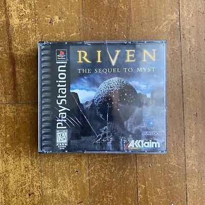 Riven: The Sequel To Myst (Sony PlayStation 1 1997) PS1 PS PSOne • $17.32
