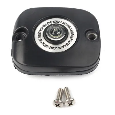 $25.73 • Buy Black Front Brake Master Cylinder Cover For Harley XL Touring Softail Dyna 96-03