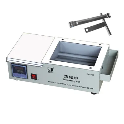 Mini Wave Tin Dip Soldering Machine 1500W Split Pcb Hot Dip Solder Pot Lead Free • $231.97