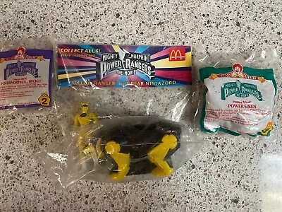 McDonald’s Happy Meal Power Ranger Toys. Set Of Three.  • $3