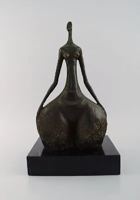 Miguel Fernando Lopez. Portuguese Sculptor. Large Semi-abstract Bronze Sculpture • $2000