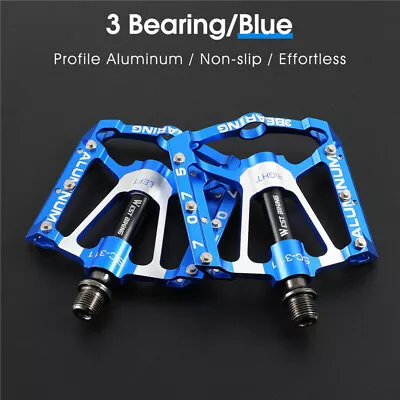WEST BIKING 3 Sealed Bearing Bicycle Pedals Aluminum Cycling Bike Pedals 9/16 In • $26.99