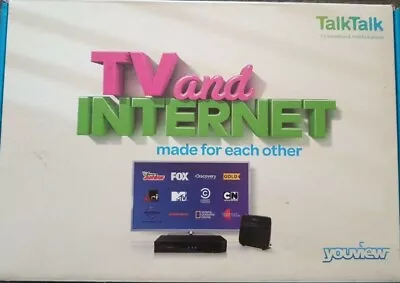 TalkTalk YouView DN360T HD Set Top Box Freeview Huawei (MISSING REMOTE) • £24.99