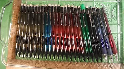 Mechanical Pencils Pentel 0.5 Mm Lot Of 25 PENTEL QUICKER CLICKER PD 345 347 349 • $124.99