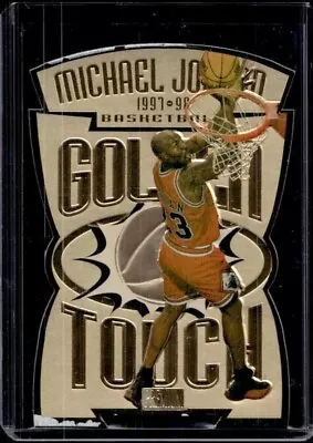 1997-98 Skybox Premium Michael Jordan Golden Touch Die Cut #1 Bulls • $2000