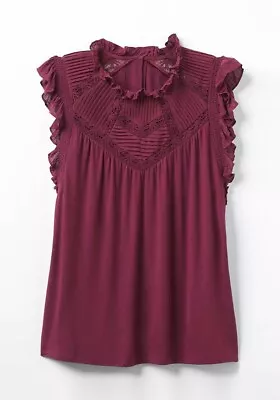 Matilda Jane Good Hart GH Jasmine Burgundy Tank XXL 2X Large NWT • $48.95